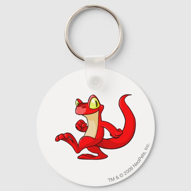 Porte-clés Techo rouge (Recto)