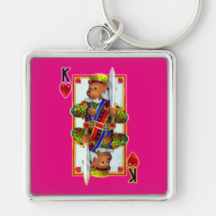 Porte-clés Teddy Bear King of Hearts Porte - clé