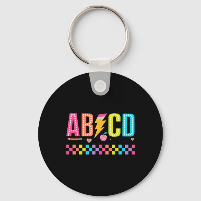 Porte-clés Tee Abcd Ck pour la rentrée  (Recto)