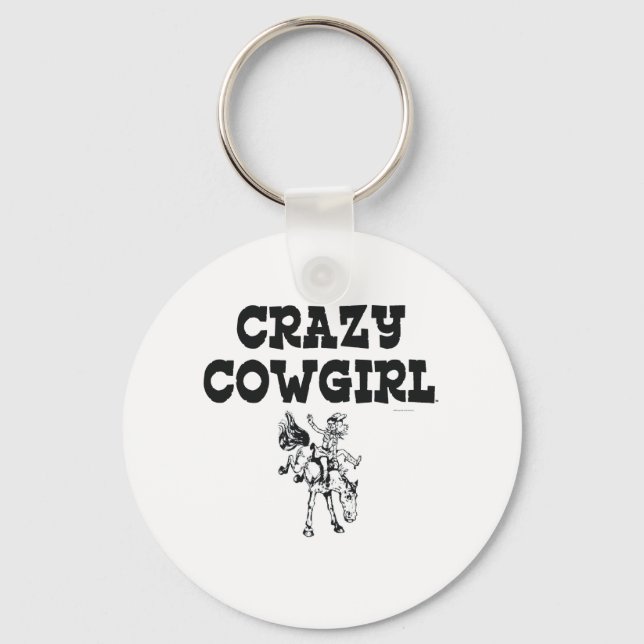 Porte-clés TEE Crazy Cowgirl (Recto)