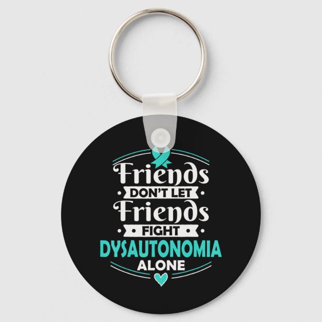 Porte-clés Tee de dysfonction autonome - Sensibilisation à la (Recto)