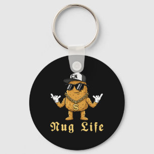 Porte-clés Tee Fun Nug Life pour amateur de Hip Hop Humour Po