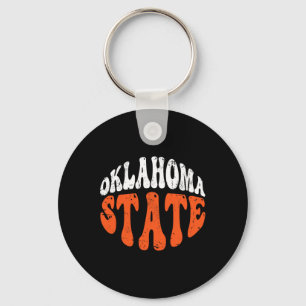 Porte-clés Tee Oklahoma State Rétro Design Distressed Vintage