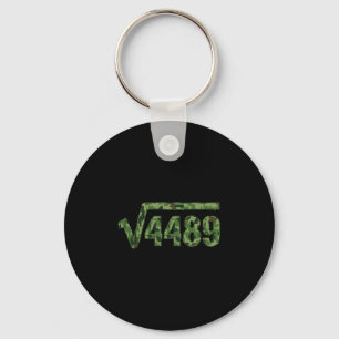 Porte-clés Tee-shirt camouflé Funny 67 tendance racine carrée