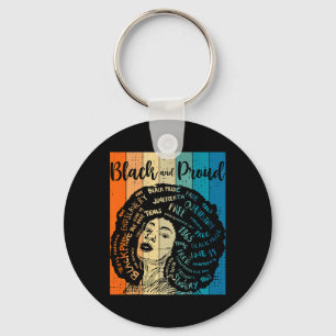 Porte-clés Tee-shirt de février pour le Mois de l'histoire de