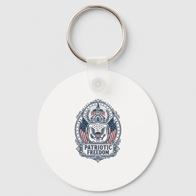 Porte-clés Tee-shirt graphique vectoriel du camp de l'église  (Recto)