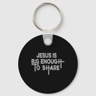 Porte-clés Tee-shirt régulier Jésus est assez grand