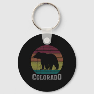 Porte-clés Tee-shirt rétro Colorado Rocky Mountains Ski Campi
