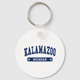 Porte-clés tee - shirts de style du collège Kalamazoo Michig