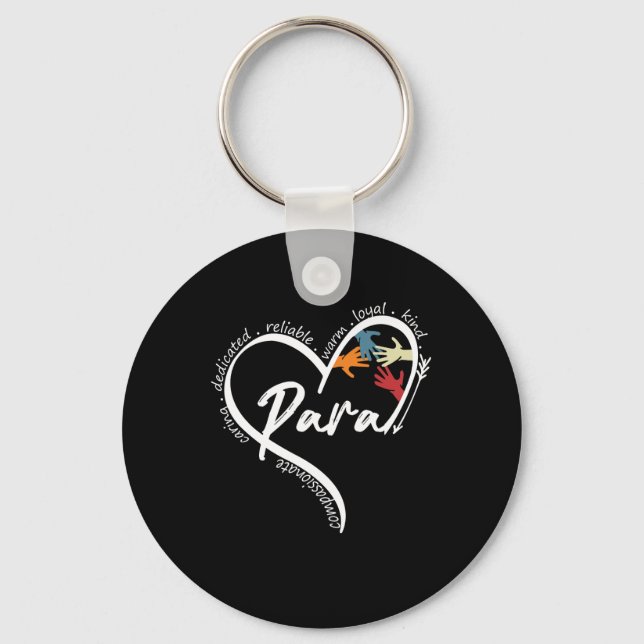 Porte-clés Tee - shirts Graphiques Paraprofessionnels Amusant (Recto)