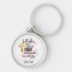 Porte-clés Teenage Goddaughter Gift Personalized Proverb