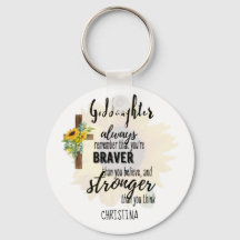 Teenage GODDAUGHTER Motivational Quote Sunflowers