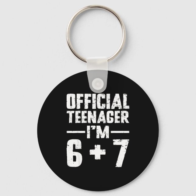 Porte-clés Teenager I'm 13th Birthday 6 7 Meme Six Seven Slan (Recto)
