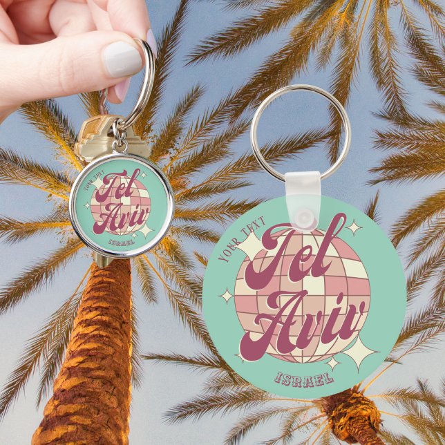 Porte-clés Tel Aviv Israël accessoire cadeau (Créateur téléchargé)