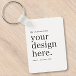 Porte-clés Téléchargement du porte - clé de votre conception<br><div class="desc">Un modèle personnalisé facile à utiliser qui vous permet de télécharger votre propre oeuvre depuis votre appareil! Customisez plus loin à Zazzle avec des images et du texte ou téléchargez n'importe quel fichier artwork (comme votre propre création de Photoshop ou Canva)! Les possibilités sont infinies pour n'importe quel but ou...</div>