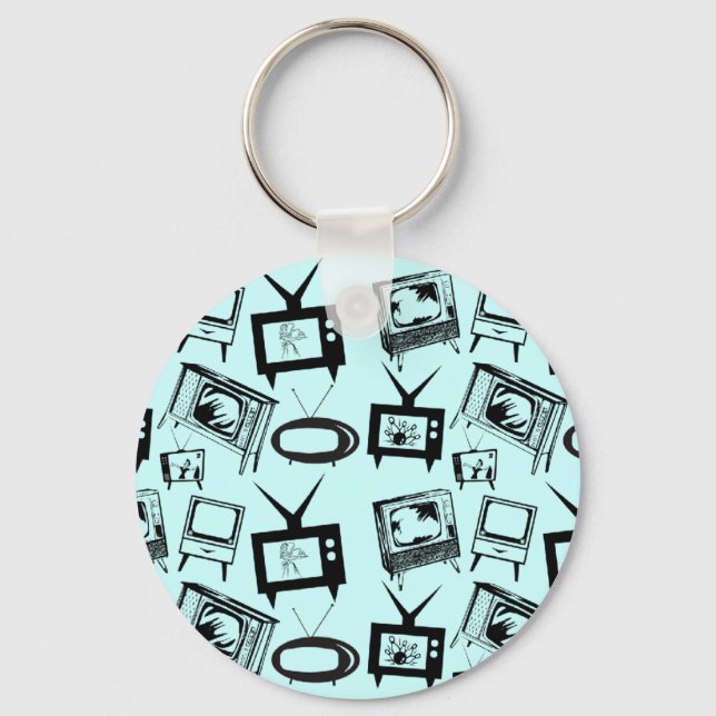 Porte-clés Téléviseurs rétro (Recto)