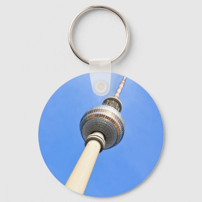 Porte-clés Television Tower (Fernsehturm) in Berlin, Germany (Recto)
