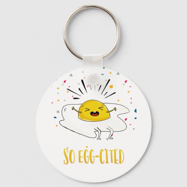 Porte-clés Tellement excité félicitations nouvel emploi nouve (Recto)