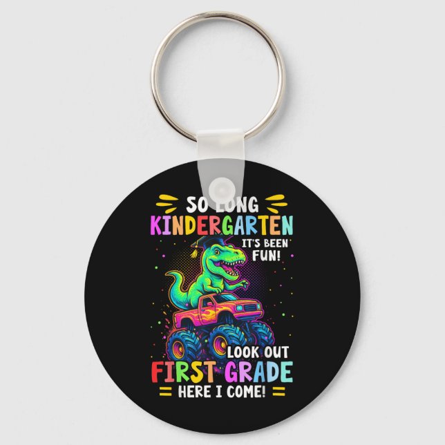 Porte-clés Tellement long jardin d'enfants Graduation Monster (Recto)