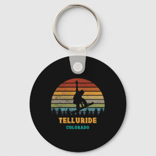 Porte-clés Tellurado Colorado Vintage Sunset Snowboard Sno