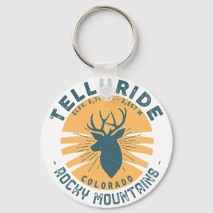 Porte-clés Telluride Colorado Mountains - Ski Souvenir