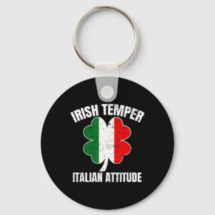 Porte-clés Tempérament Irlandais Attitude Italienne St Patric