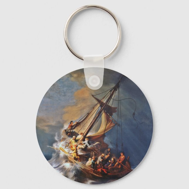 Porte-clés Tempête sur la mer de Galilée (Recto)