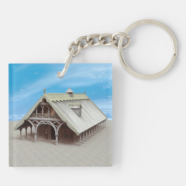 Porte-clés Temple de fantaisie (Dos)