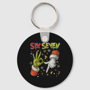 Porte-clés Tendance Six Sept Mème Noël 67 Xmas Hommes Femmes