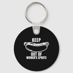 Porte-clés Tenez les hot-dogs à l'écart des femmes Sports Tru