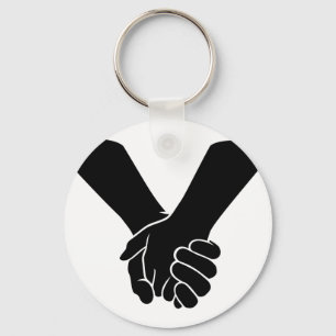 Porte-clés Tenir des mains