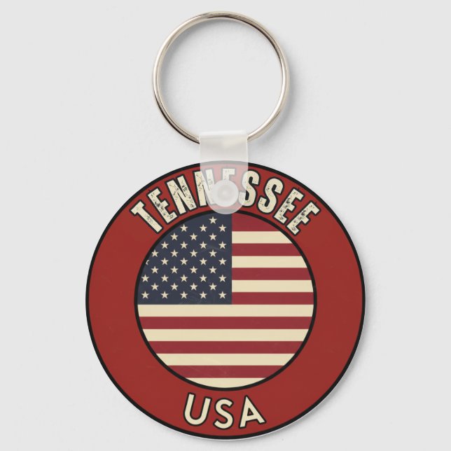 Porte-clés Tennessee États-Unis d'Amérique (Recto)