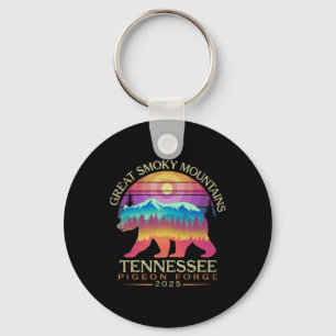 Porte-clés Tennessee Smoky Mountains Famille Vacation 2025 Co