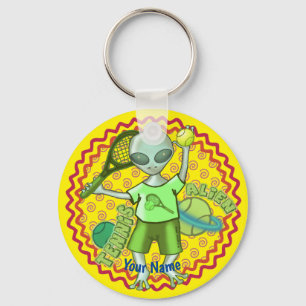Porte-clés Tennis Alien
