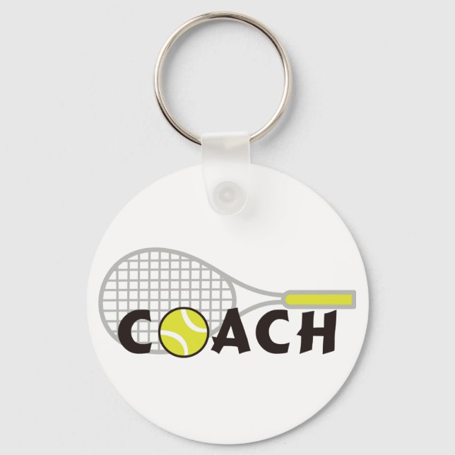 Porte-clés Tennis Coach (Recto)