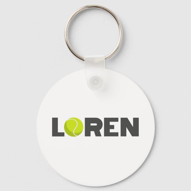 Porte-clés Tennis de Loren (Recto)