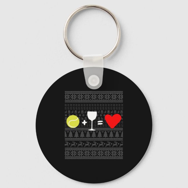 Porte-clés Tennis de Noël 16 (Recto)