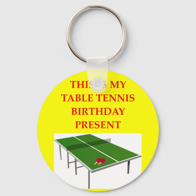 Porte-clés tennis de table (Recto)