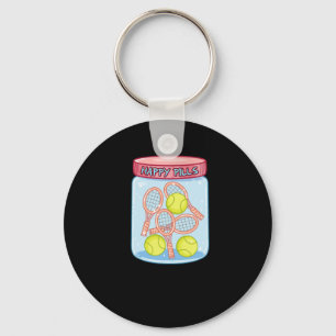 Porte-clés Tennis Happy Pills