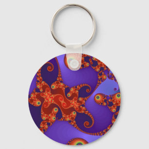 Porte-clés Tentacules Arc-en-ciel