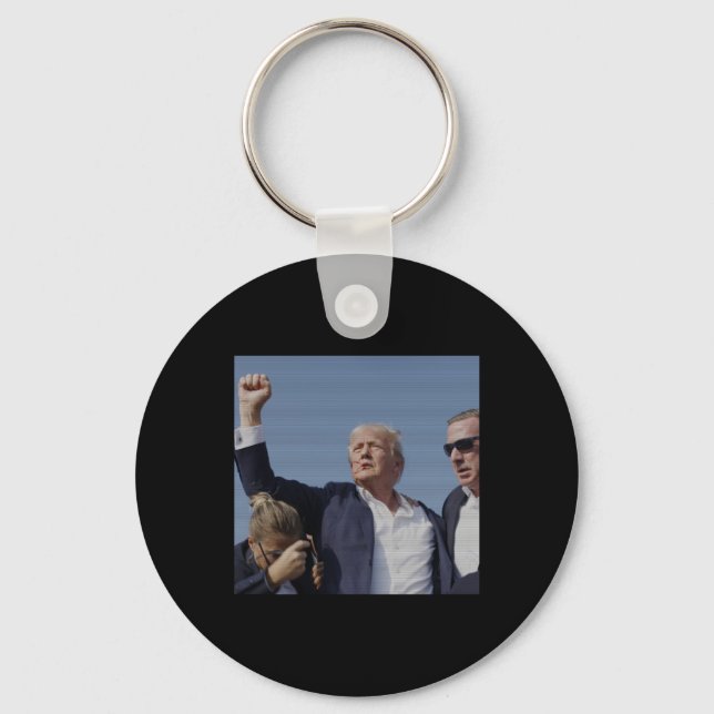 Porte-clés Tentative d'assination - Rassemblement de Trump en (Recto)