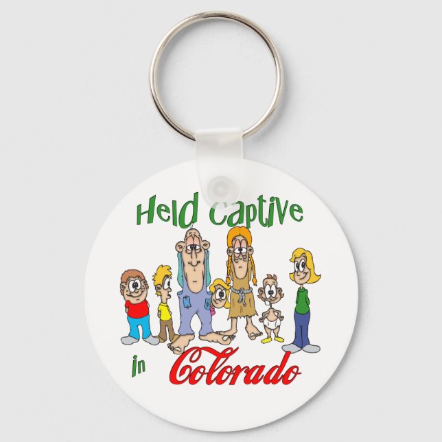 Porte-clés Tenu captif au Colorado (Recto)