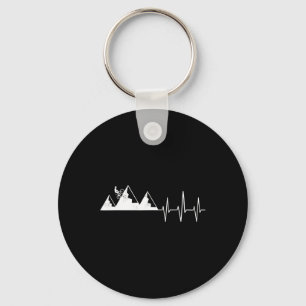 Porte-clés Tenue de fréquence cardiaque de vélo de montagne A