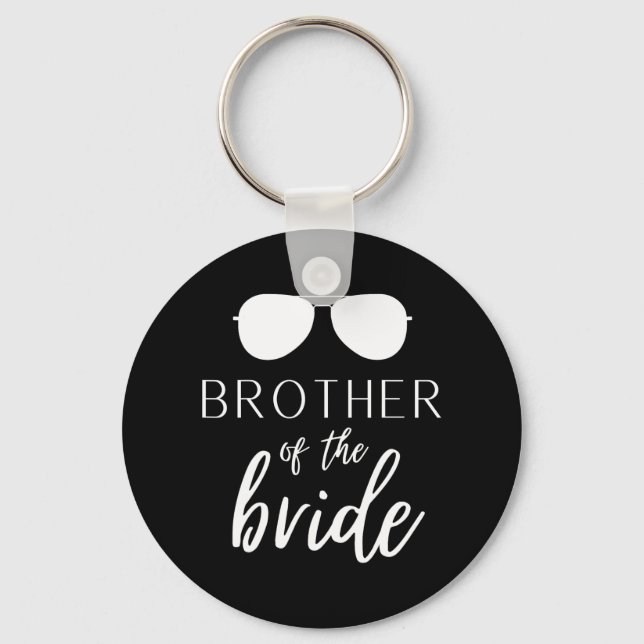 Porte-clés Tenue de mariage cool pour le frère de la mariée p (Recto)