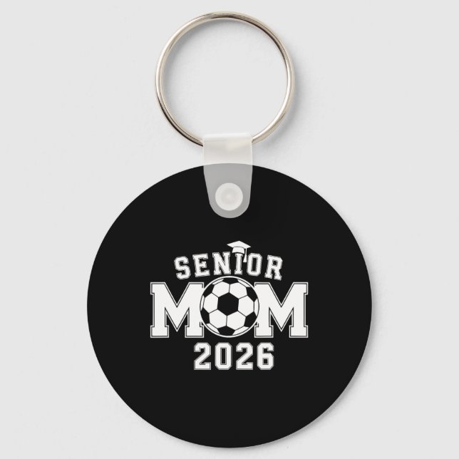 Porte-clés Tenue de remise de diplôme de lycée pour maman de  (Recto)