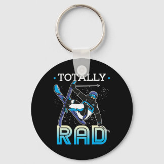 Porte-clés Tenue de ski Skieur nordique Ski Totalement Rad 