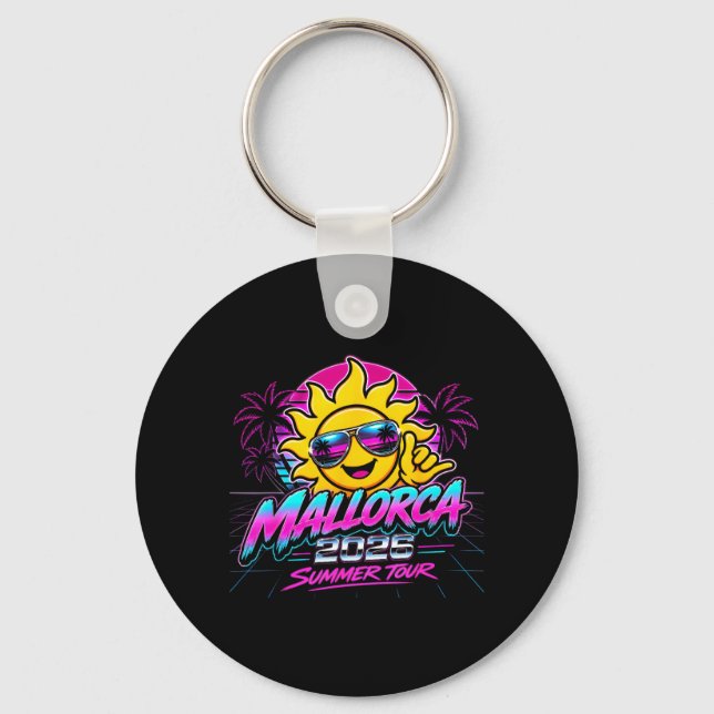 Porte-clés Tenue de soleil Mallorca 2026 Mallorca (Recto)