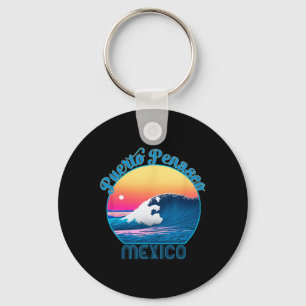Porte-clés Tenue de souvenir de Puerto Penasco - Retro Puerto