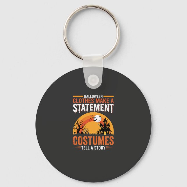Porte-clés Tenues de Halloween Déclaration Conception de Mais (Recto)