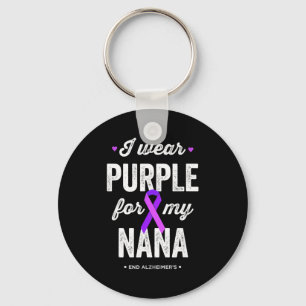 Porte-clés Termine chemise porter violet pour mamie alzheimer